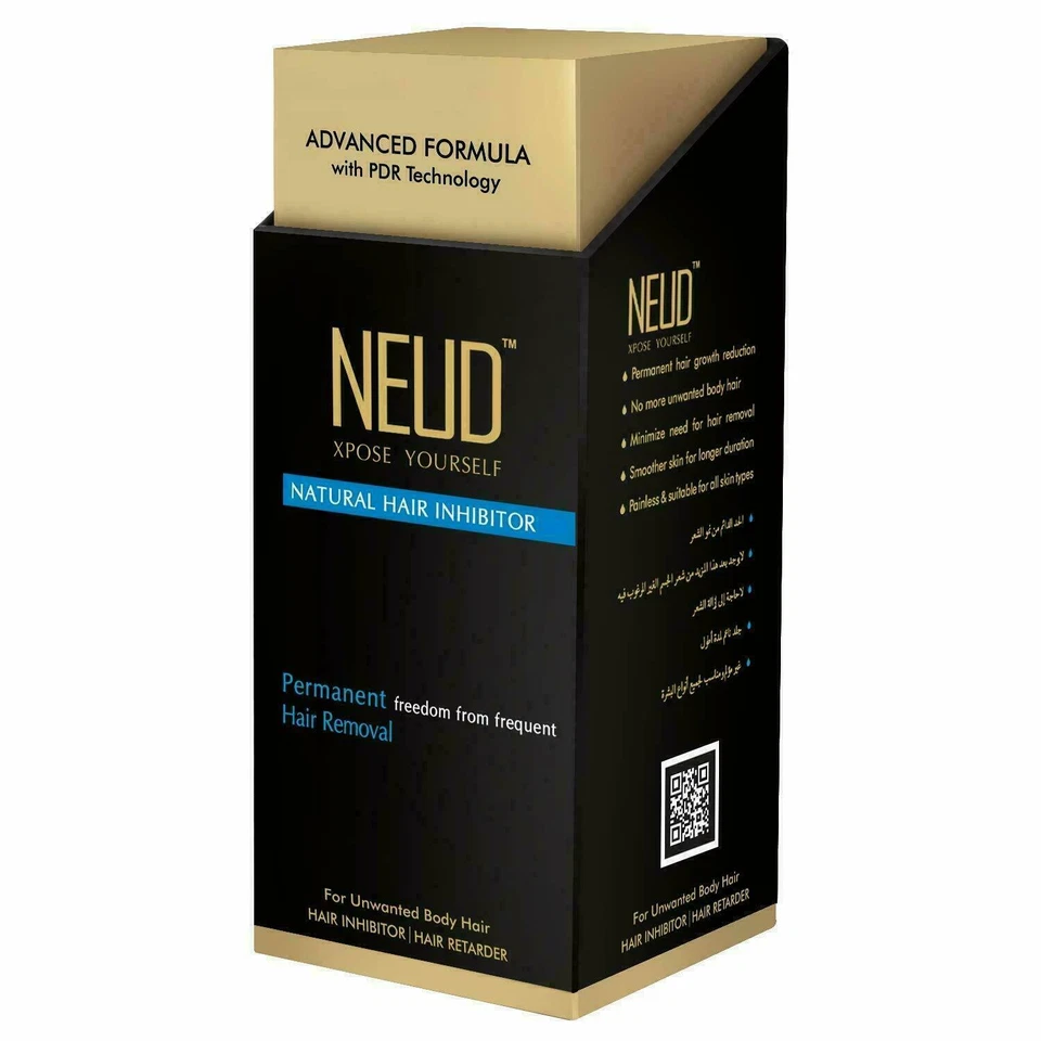 Neud herbal natural hair inhibitor permanent hair removal cream 80 gm - Image 2 of 3
