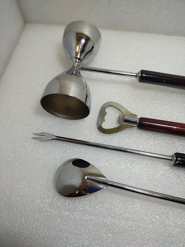 Vintage Novelty Golf Club Bartender Cocktail Bar Tools Set of 4 - Picture 8 of 8