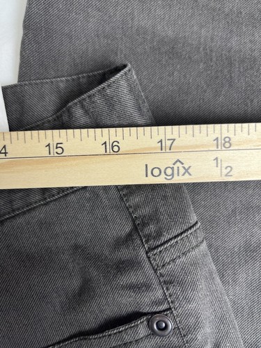Grayers Pantalone Jeans Uomo Premium Cinque Tasche 34X30 Grigio Scuro OTTIMO - Foto 8 di 10