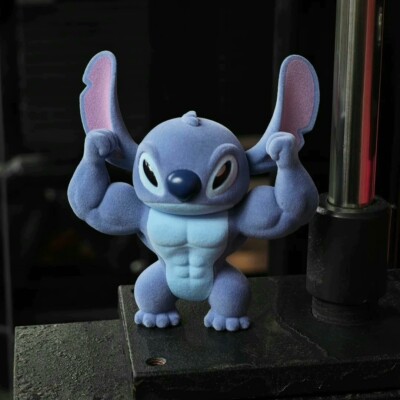 Muscle Stitch figure doll flocking material Disney new authentic version
