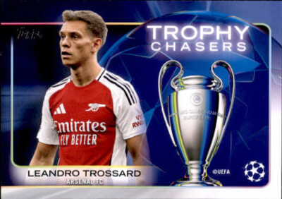 2025 Topps UEFA Champions League Trophy Chasers Leandro Trossard #RF-1