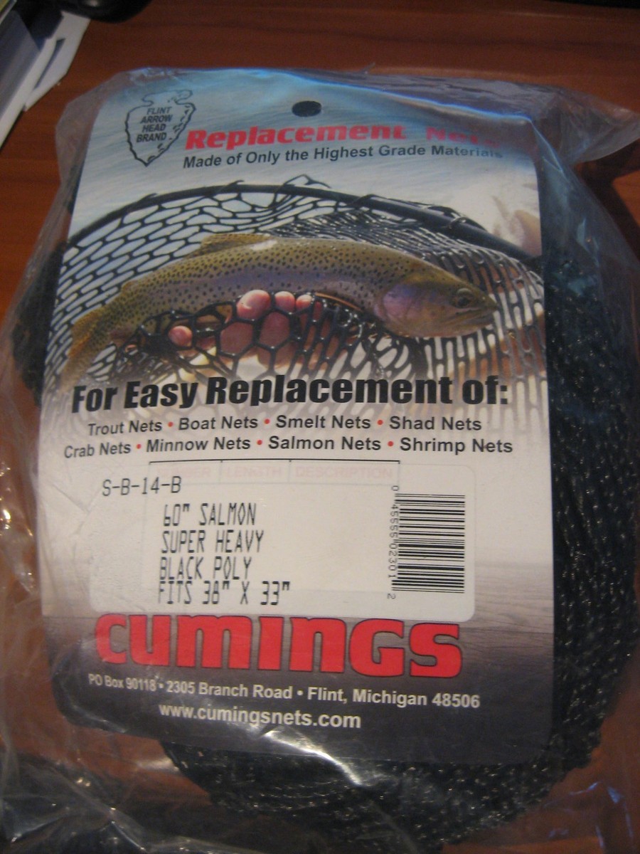 cumings salmon fish net Cumings Replacement Fishing Net 60