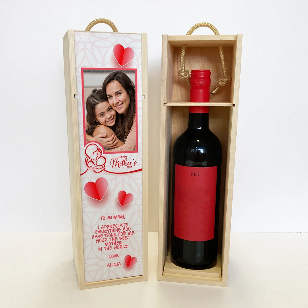 Personalised 2024 wine bottles