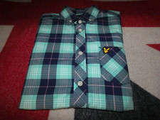 Lyle And Scott Shirt Mens XS  Cotton Checked Long Sleeve Button Up VGC