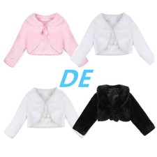 DE Kinder Mädchen Bolero Jacke Schulterjacke...