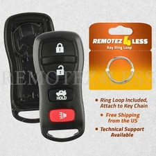 Replacement for Nissan Infiniti Entry Remote Car Key Fob Shell Pad Case 4b