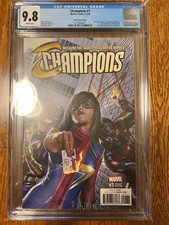 Champions #1 1:100 Alex Ross CGC 9.8 - Miles Morales Ms Marvel Kamala Khan Nova