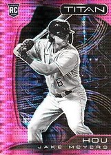 Jake Meyers 2022 Panini Chronicles #9 Titan Pink Pulsar Houston Astros