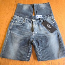 NWT Premium Denim Distressed Medium Wash Whit...