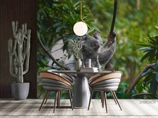 3D Forest Koala Wallpaper Wall Mural Removable Self-adhesive Sticker3526