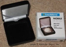 Lighthouse Nobile Q50 Quadrum Single Coin Leatherette Display/Presentation Box
