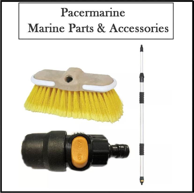 Telescopic Cleaning Medium Brush Water Fed Boat Cleaning Caravan Rv Motorhome