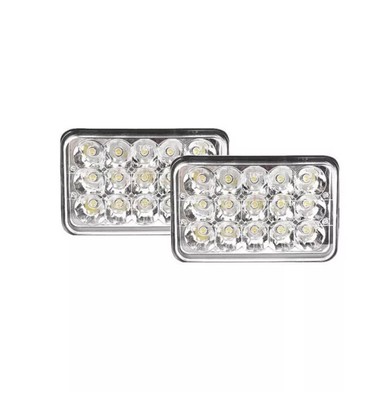 Avec 156001 Luxx Series Clear/Chrome Sealed Beam Led Headlight Conversion Light (4 By 6-Inches) (611138609203)
