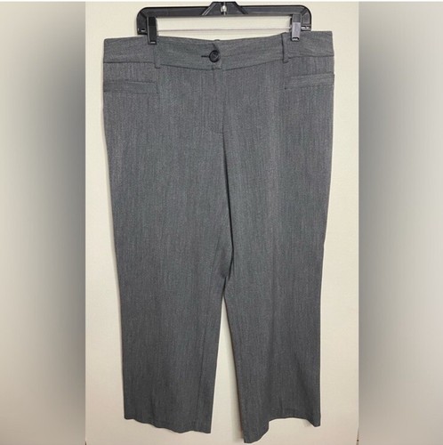 Studio 1940 Petite The Marissa Fit Dress Pants Grey Size 14P - Picture 4 of 16