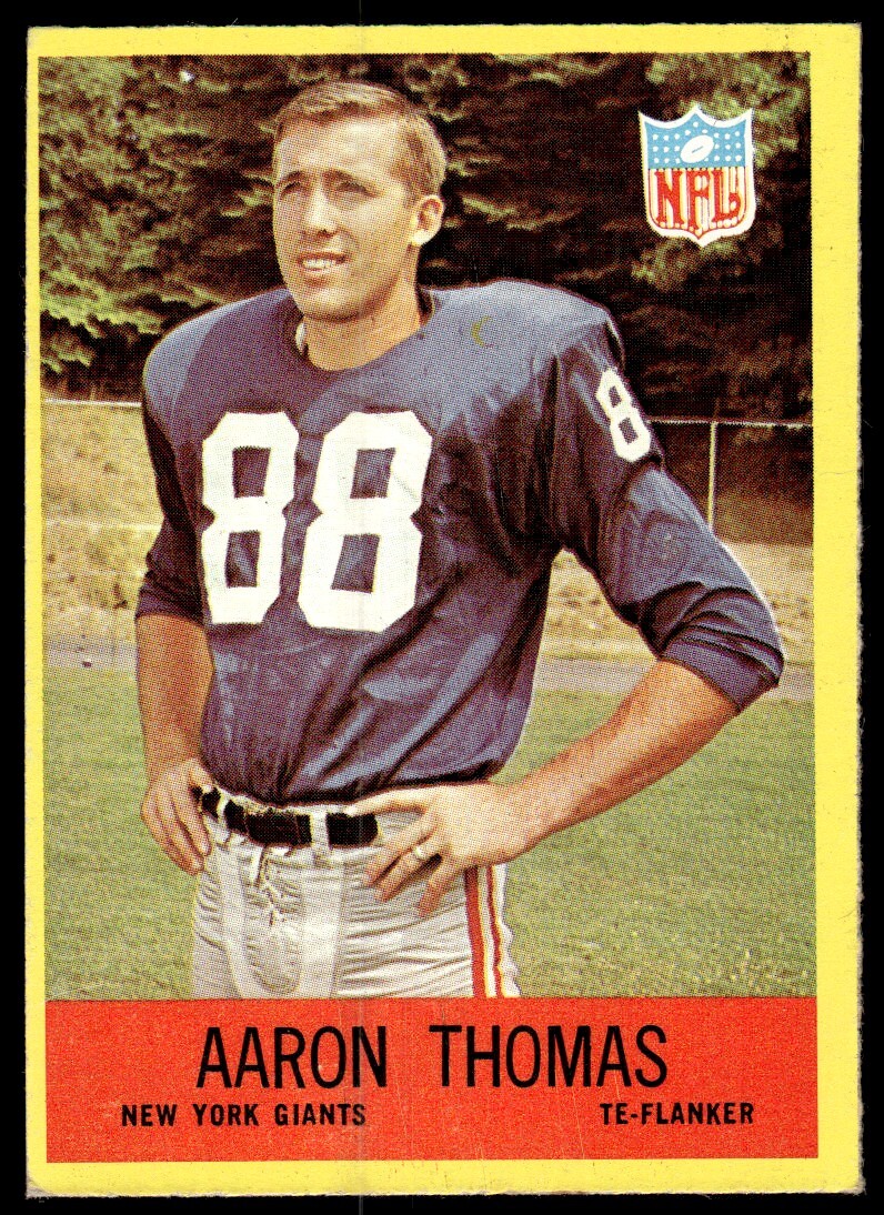 1967 Philadelphia Aaron Thomas New York Giants #119 | eBay