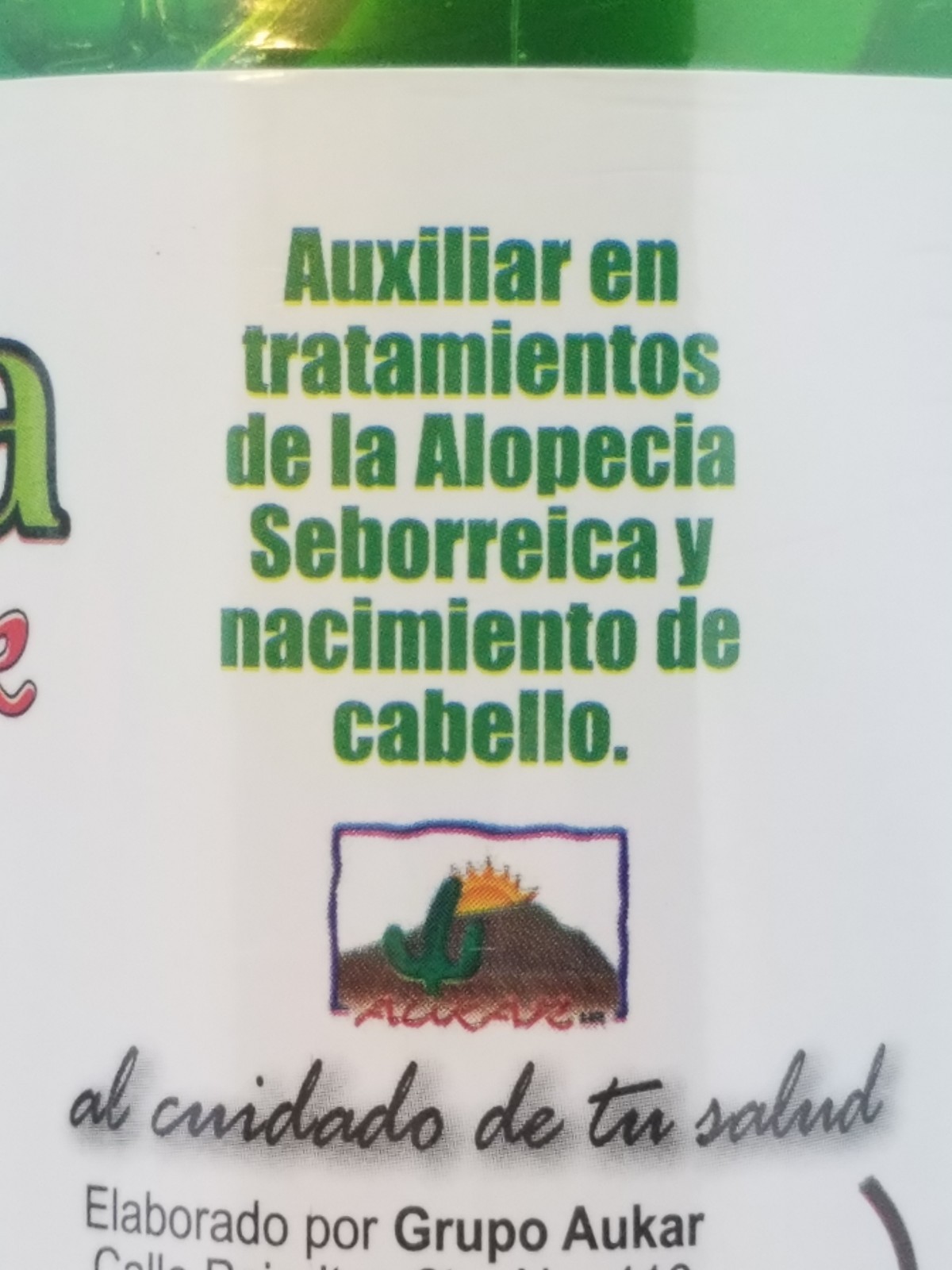 Bergamot Shampoo AUKAR 500ml, Shampoo de Bergamota 500ml. Hair Regrowth