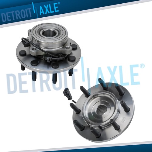Pair (2) Front Wheel Hub and Bearings for 20032005 Dodge Ram 2500 3500
