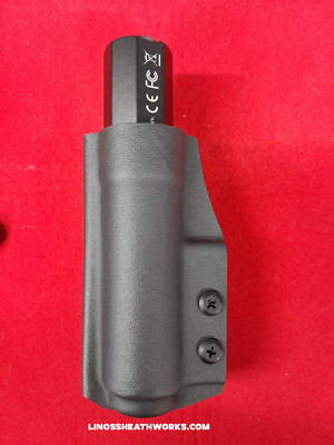 Flashlight  kydex sheath, holder  for Fenix E-CP black  bezel UP/DOWN