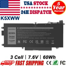 Battery for Dell Latitude 5289 7389 7390 2-in-1 71TG4 071TG4 K5XWW X49C1 60Wh US