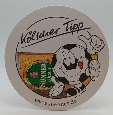 Sunner Brewery Beer Coaster Koln Germany-R461