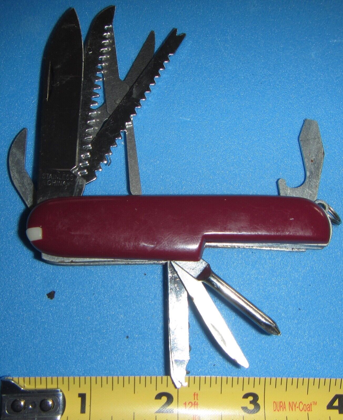 Unbranded Multi blade folding utility pocket knife (pkm)