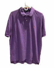 Polo Ralph Lauren Men  s Polo Shirt Purple Pullover Cotton Classic Fit Size Large
