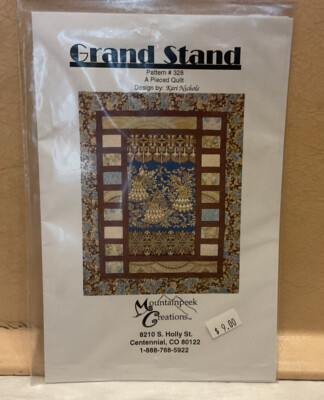 Mountainpeek Creations 54.5  X 67.5  Grand Stand Quilt Instructions  P