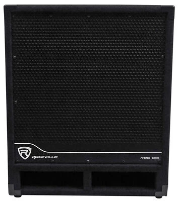 Rockville RBG15S 15" 1600w Active Powered PA Subwoofer w/DSP + Limiter Pro/DJ