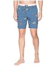 NWT MENS ROARK REVIVAL CHILLER TRUNK 60 36 Navy 18" outseam stretch