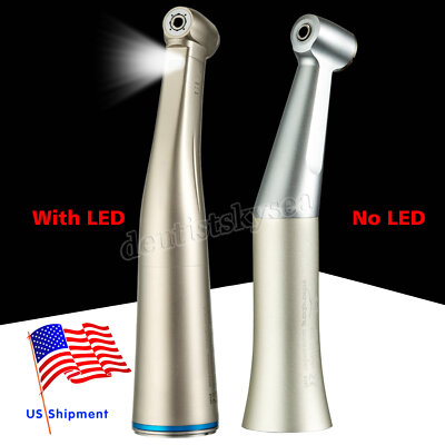 Contra-ángulo Dental NO-LED / LED Fibra Óptica 1:1 Ajuste NSK PPR