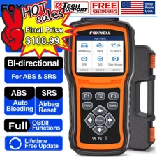 Bidirectional OBD2 Scanner Engine Code Reader ABS SRS SAS Car Diagnostic Tool US