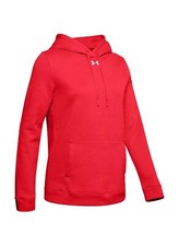 Under Armour 1300261-600 Women's Red Hustle Fleece Hoodie - Red