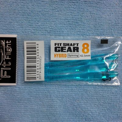 COSMO FIT SHAFTS GEAR #8 AQUA HYBRID SPINNING TYPE 42.5mm FOR FIT FLIGHTS ONLY