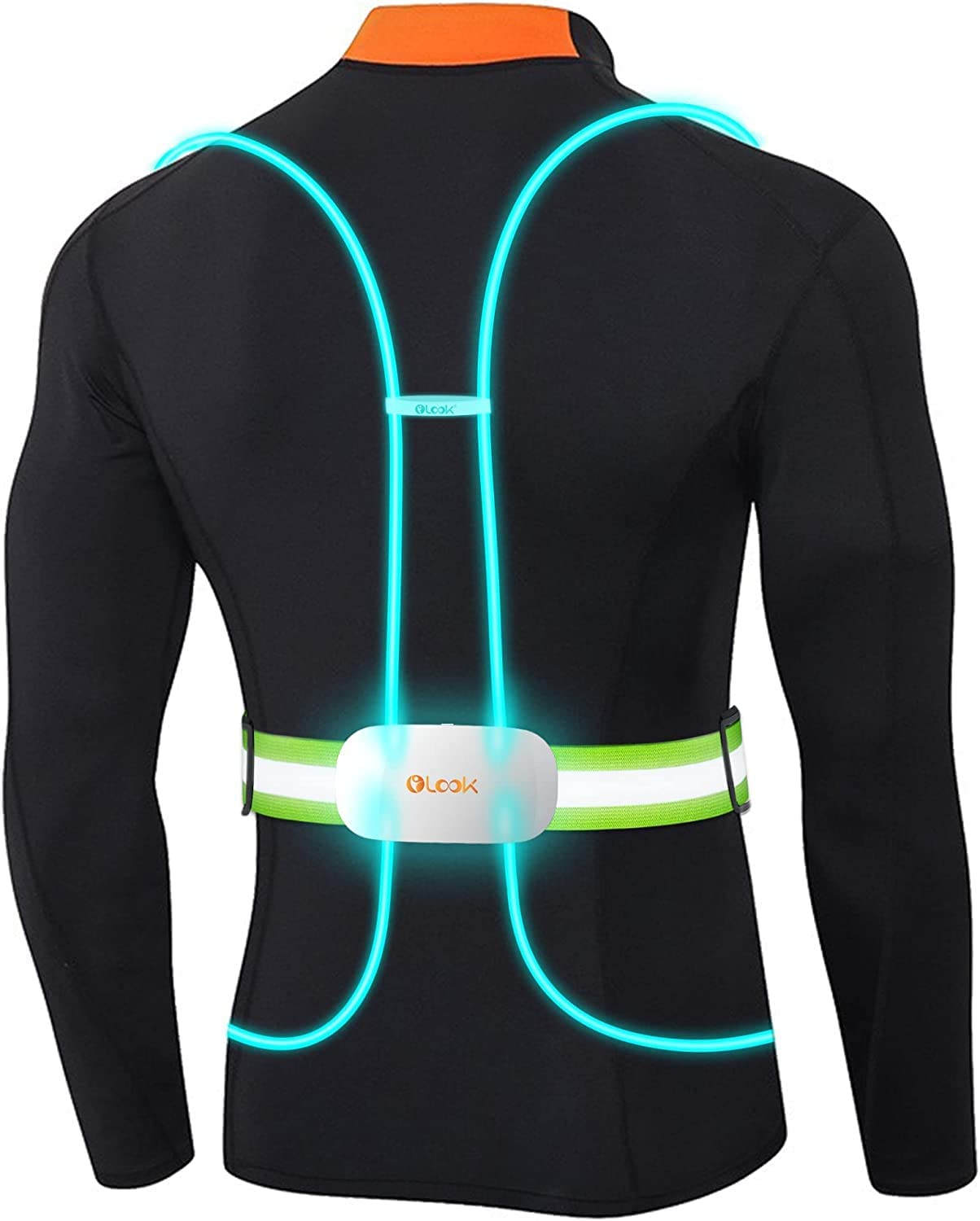 LED Running Light Vest, Multicolor Light up Vest for Runners