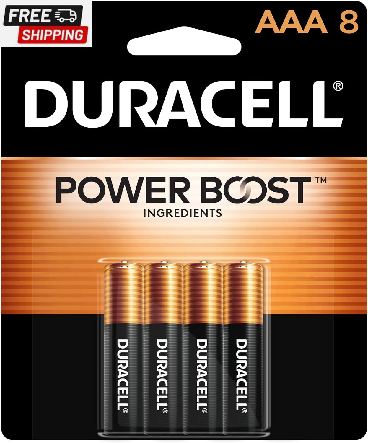 Coppertop AAA Batteries with Power Boost Ingredients, 8 Count Pack Triple a Batt-image