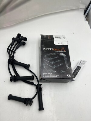 GENUINE Import Direct Ignition Spark Plug Wire Black 41271