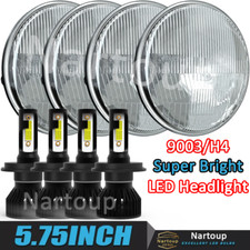 4pcs 5 3/4" 5.75 Led Headlights HI/LO Beam for Pontiac GTO Grand Prix Catalina