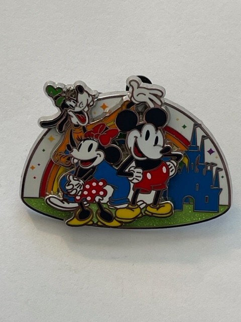 Rainbow Mickey & friends Disney Pin 142818 (C6)