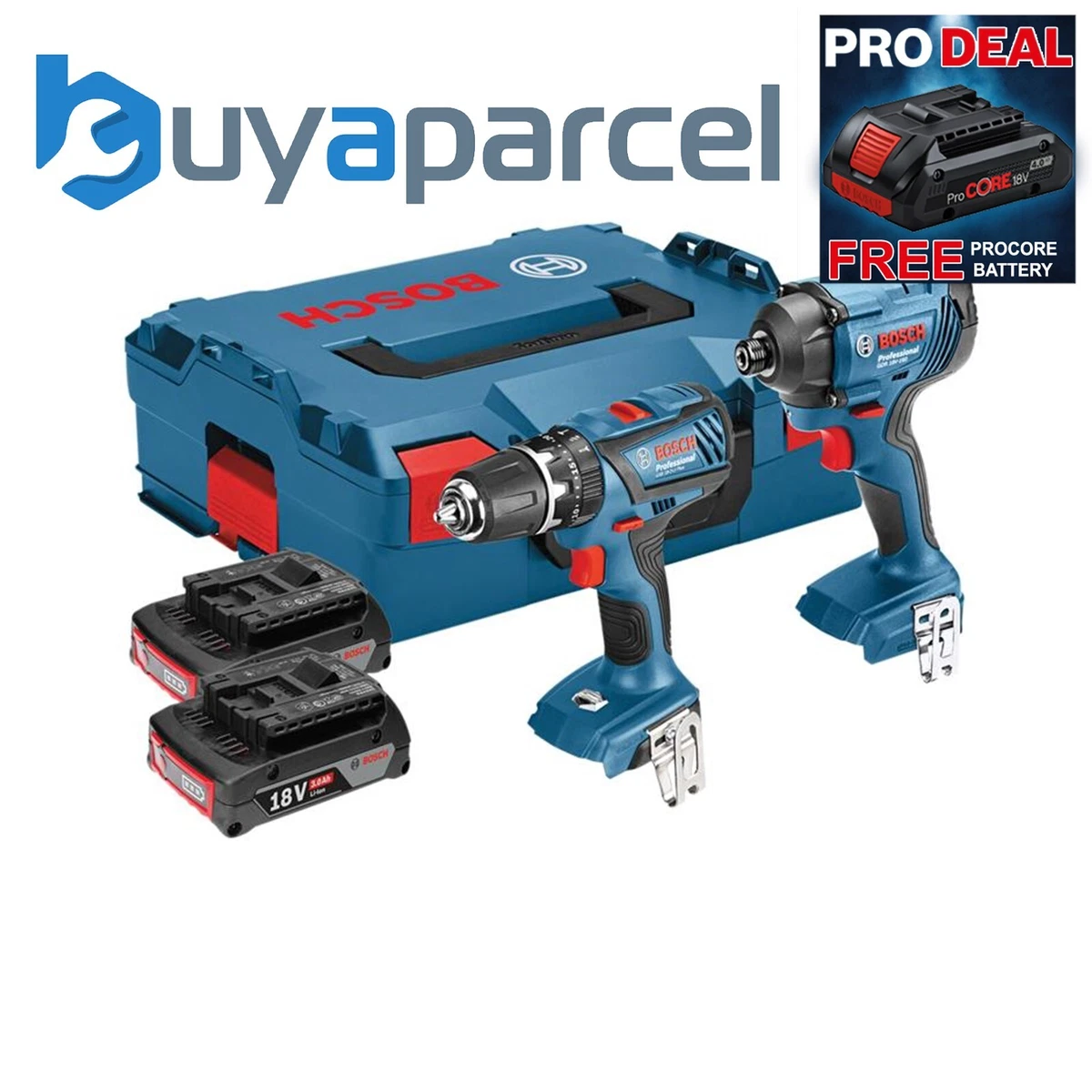 Bosch 18v online twin pack
