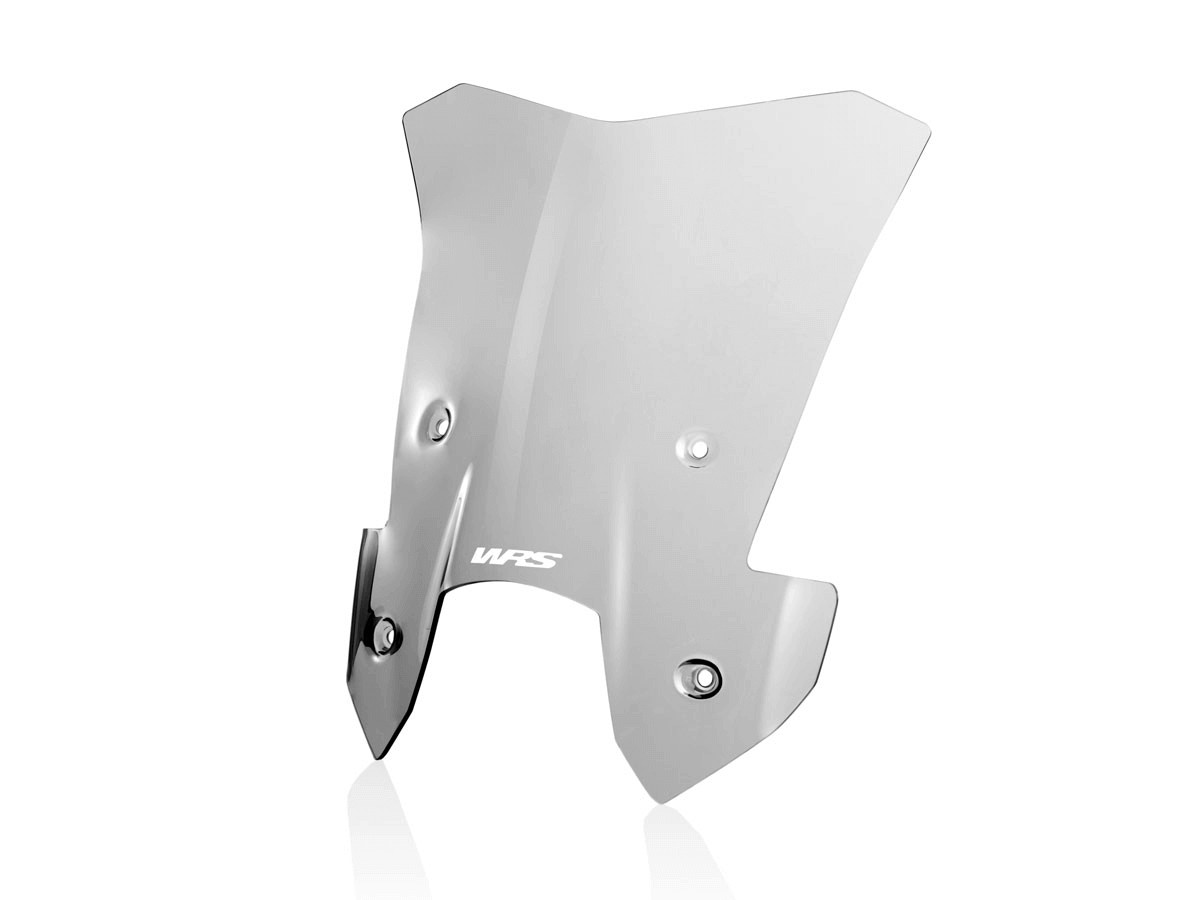 Bulle sport fumée WRS KTM 1190 pour réduire la fatigue du vent sur autoroute