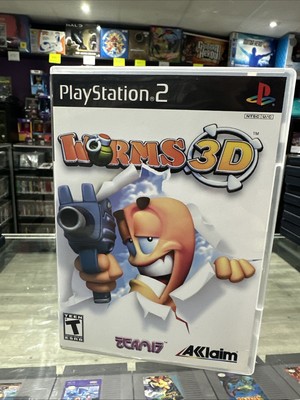 Worms 3D (Sony PlayStation 2, 2004) PS2 Tested!