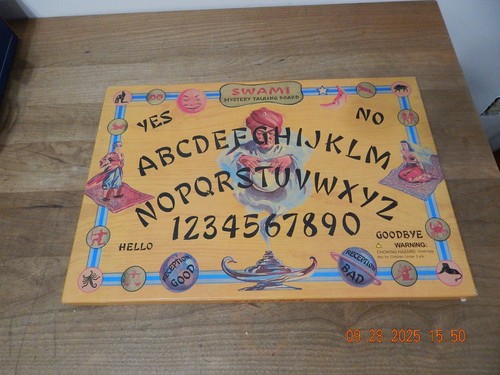 Swami Mystery Talking Board, 2015 World Market Remake, Original Oujia, EUC