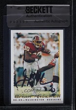 BAS 1995 Topps Brian Mitchell #325 Seal of Authenticity Auto 3c7