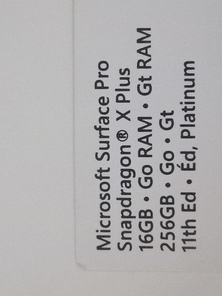 Microsoft Surface Pro 11 Snapdragon + Clavier Microsoft + Hub USB C - Photo 3/4