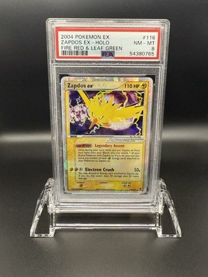 ex26枚まとめ　psa9×22枚　psa8×4枚 PSA 8 Zapdos ex Holo 116/112 EX Fire Red & Leaf Green 2004 - READ