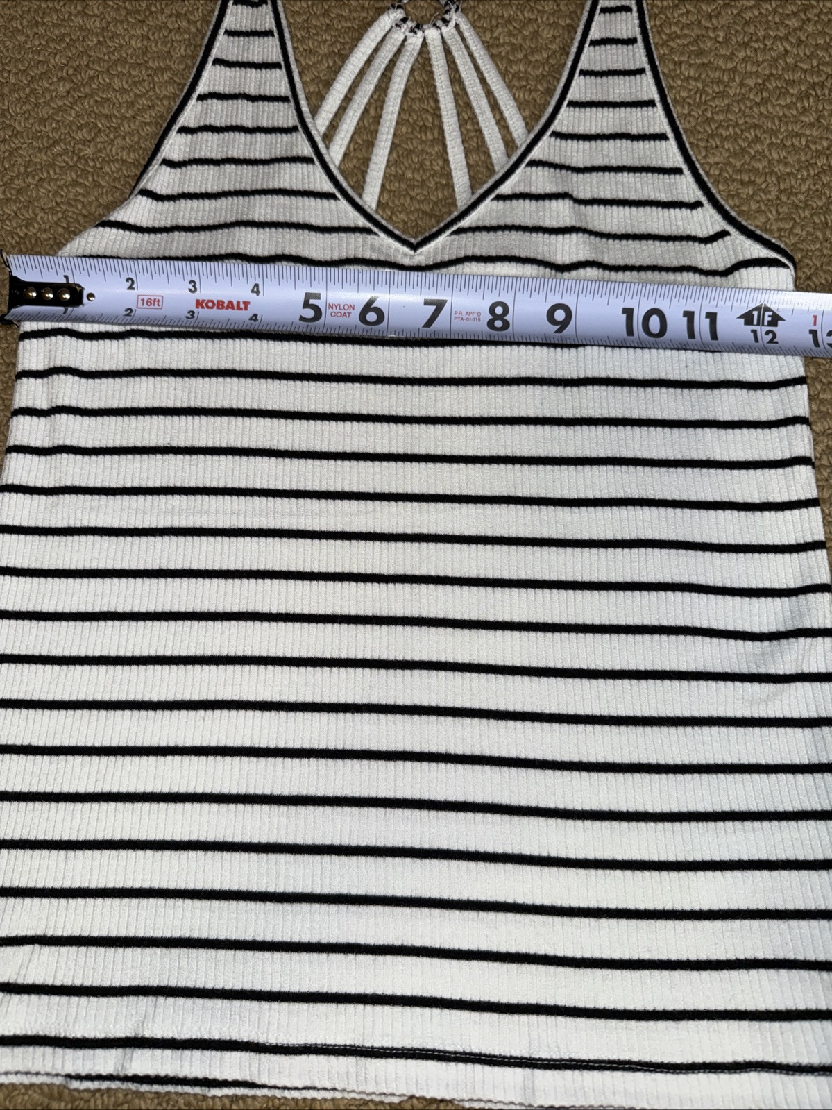 American Eagle First Essentials Black and White S… - image 8