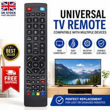 Genuine Technika TV Remote Control For LCD LED Freeview PVR 3D DVD TV's/HD TV-UK