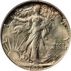 1939-S Walking Liberty Half CAC Sticker NGC MS65 Superb Eye Appeal Strong Str...