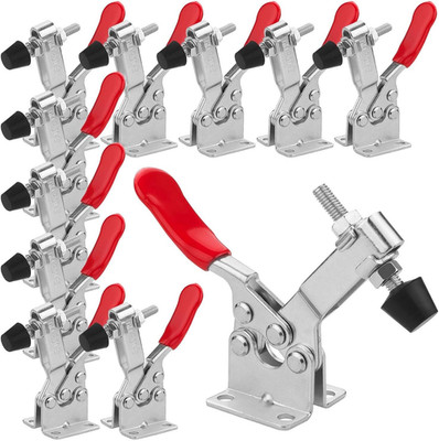 Adjustable Toggle Clamp 12 Pack 201-B Style Quick Release Toggle Latch Hold down