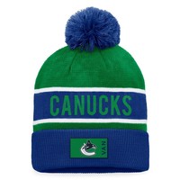 Vancouver Canucks Nhl Fanatics Authentic Pro Game & Train MüTze GrüN